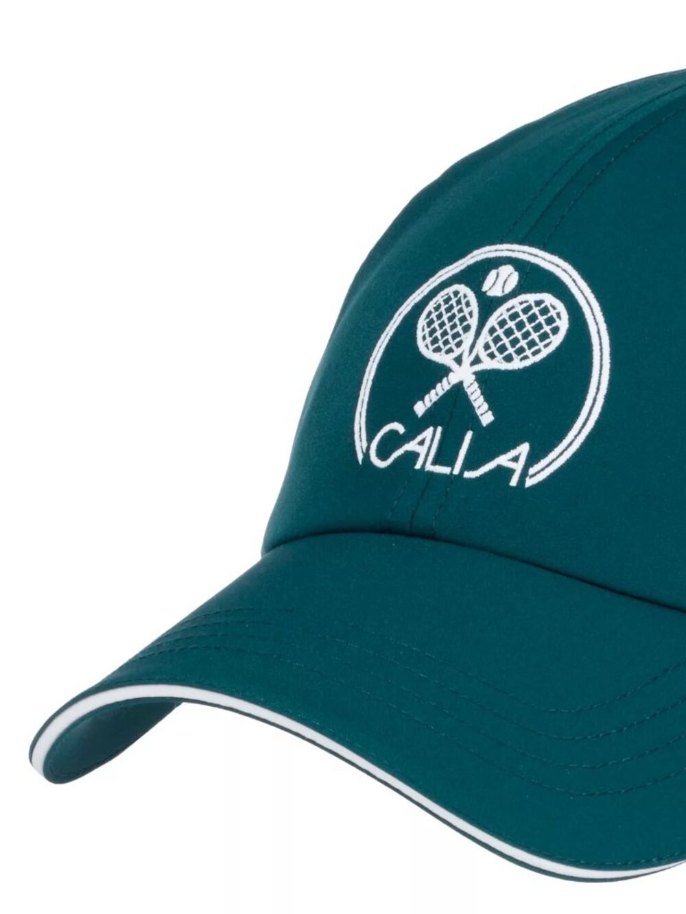 CALIA Women's Pickleball, Tennis Ponytail Cap - Color: Sea Green/White - Picture 5 of 9